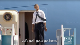 American Dad Barack Obama Yells At Bill Clinton To Get Back On The Plane<em></em><em></em><em></em>